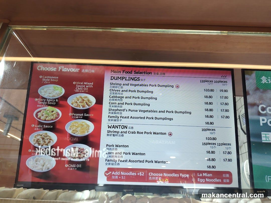 Main Food Selection