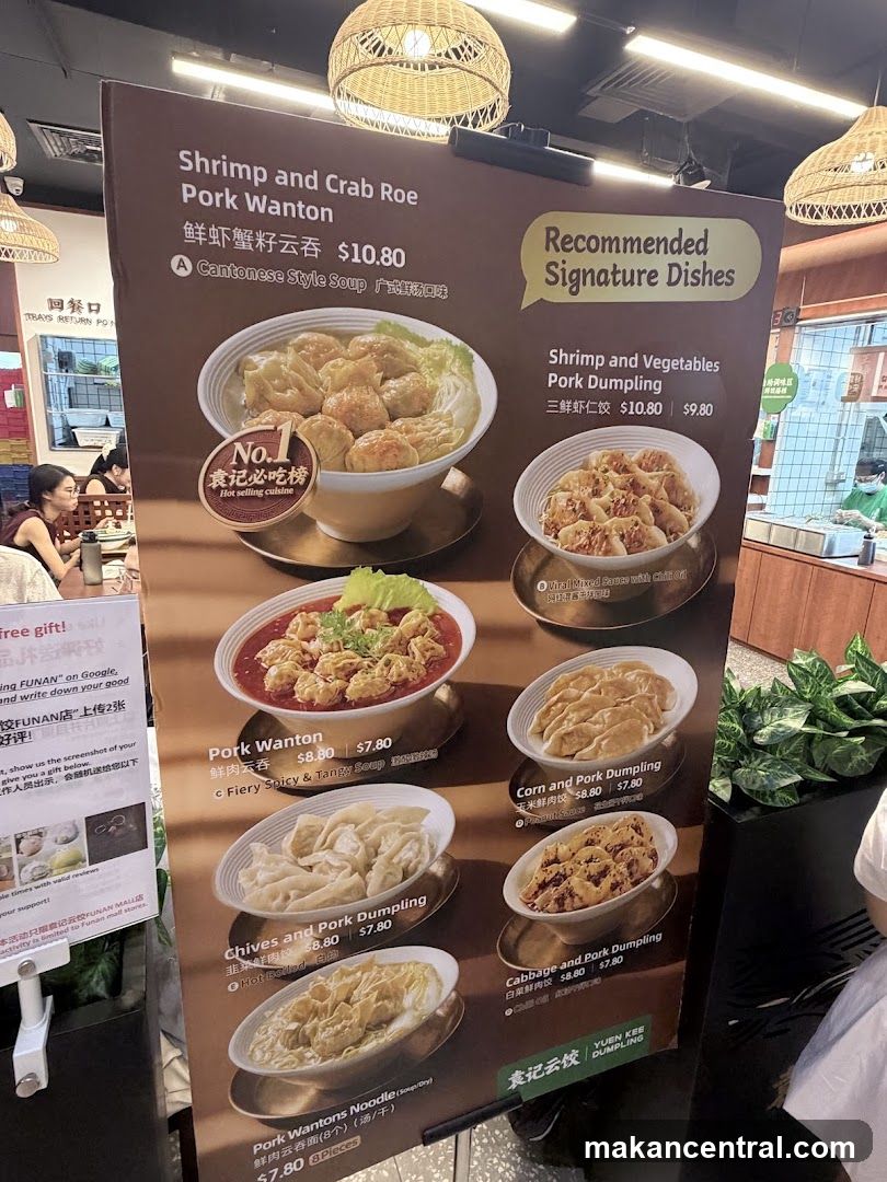 Recommended Signature Dishes