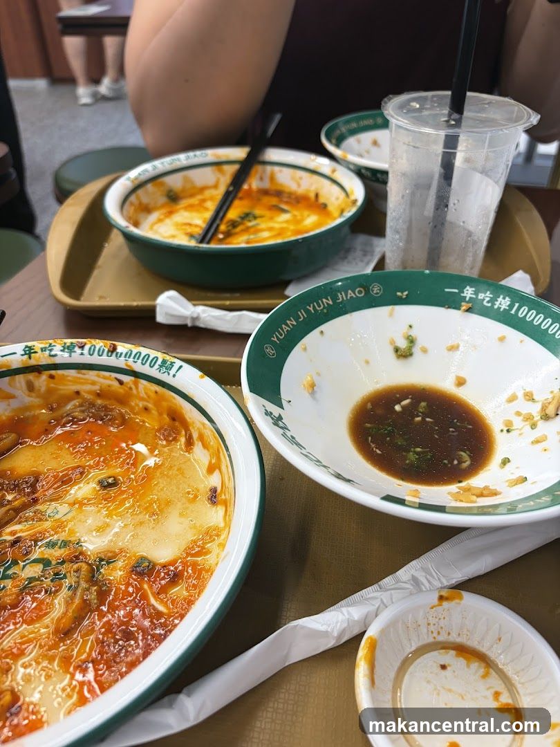 Leftover Food in Bowls