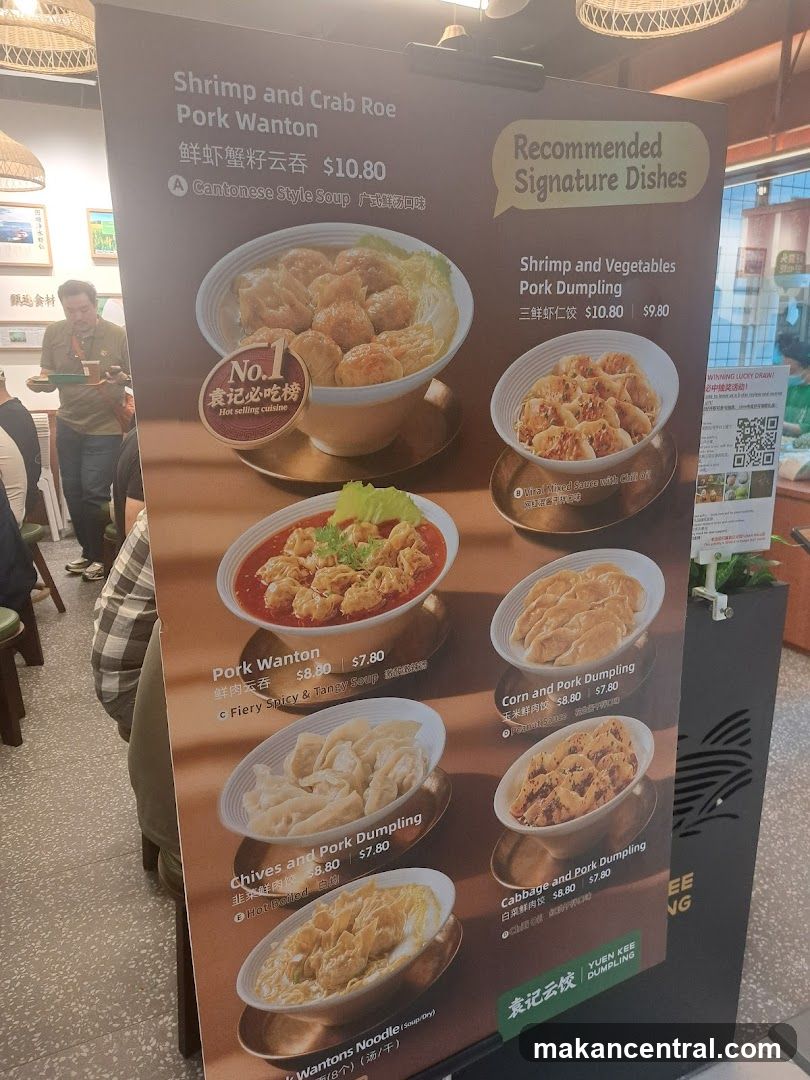 Recommended Signature Dishes