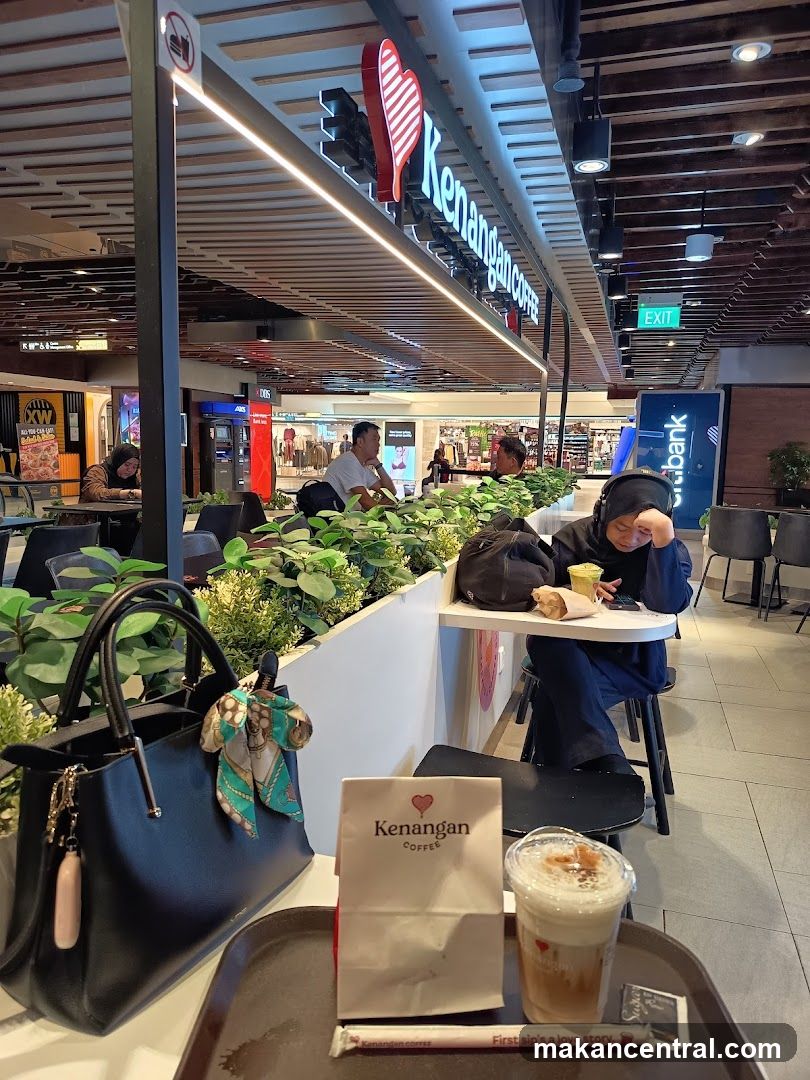 Kenangan Coffee Shop Interior