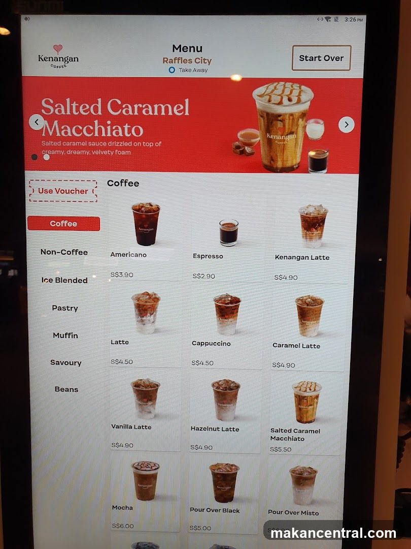 Kenangan Coffee Menu