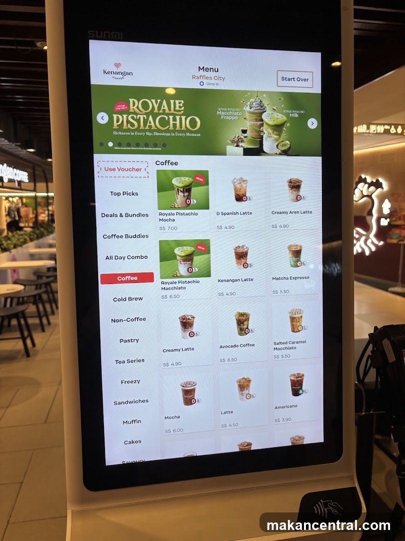 Kenangan Coffee Menu
