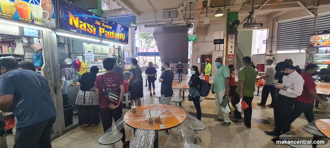 Food Stall with Customers
