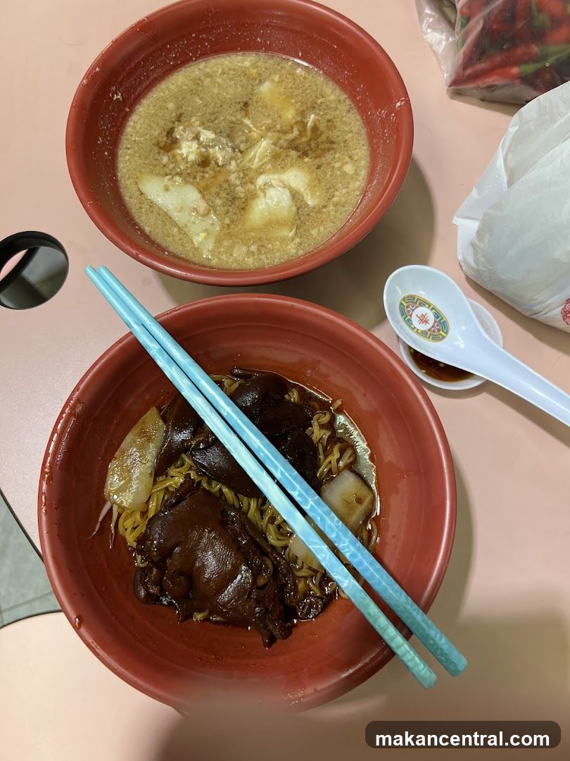 Braised Pork Noodles and Soup