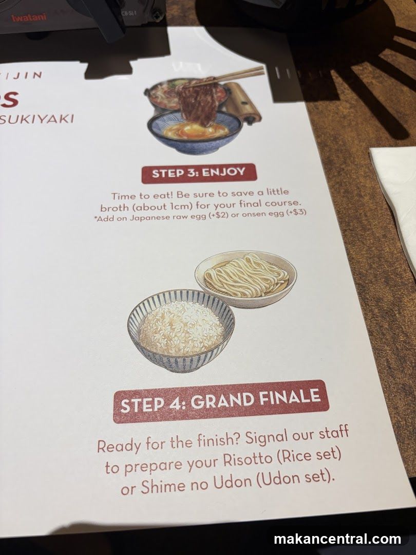 Sukiyaki Instructions