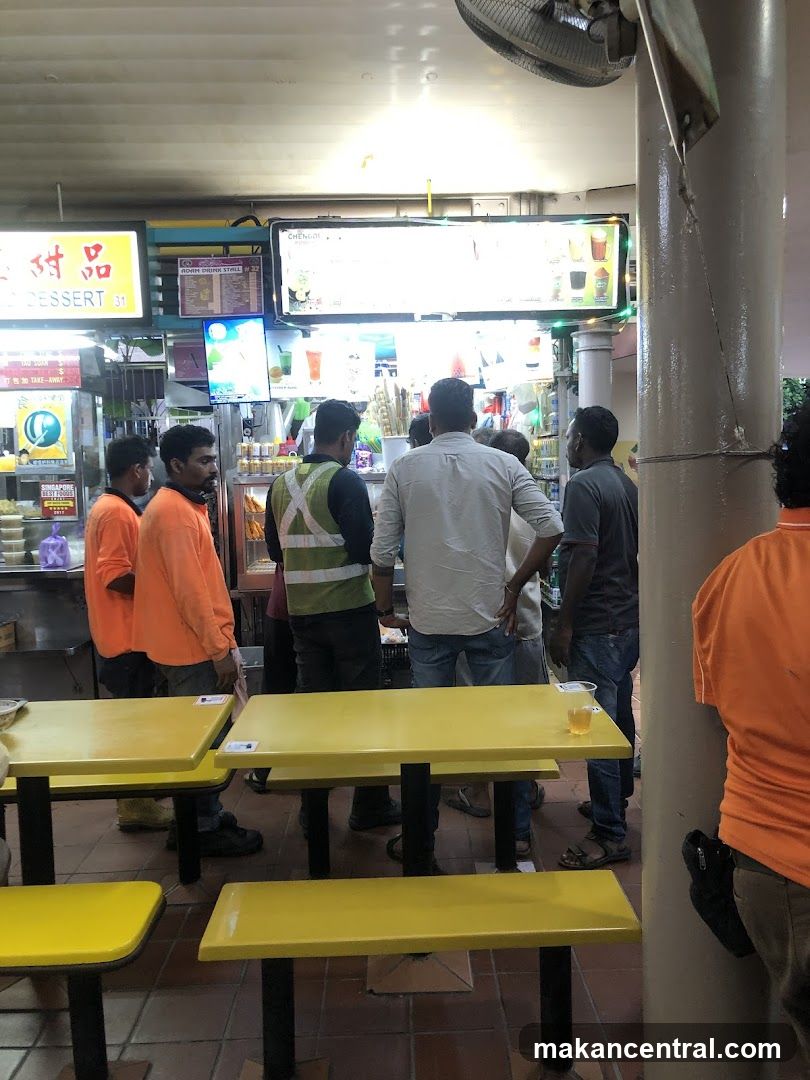 Food Stall with Customers