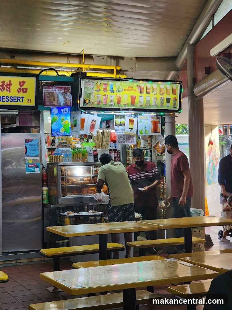 Food Stall with Drinks Menu