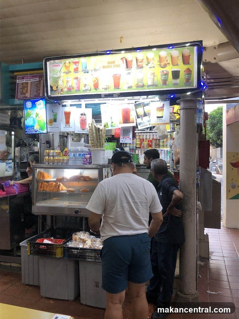 Drinks Stall with Food Display