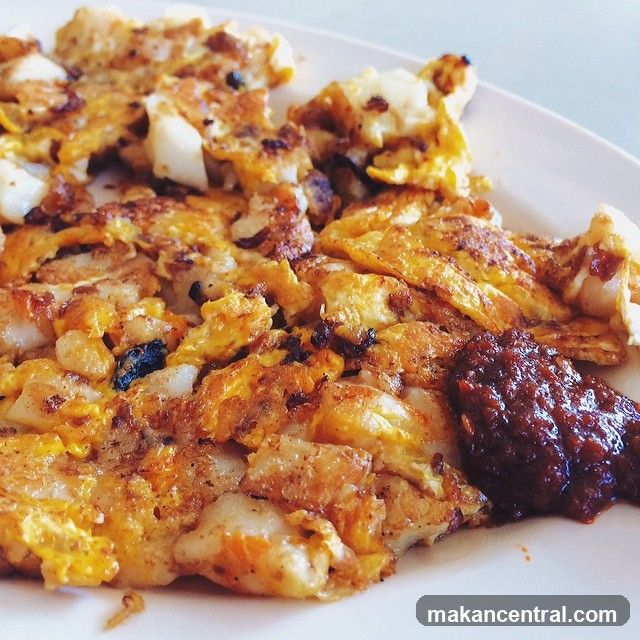 Fried Carrot Cake with Chili