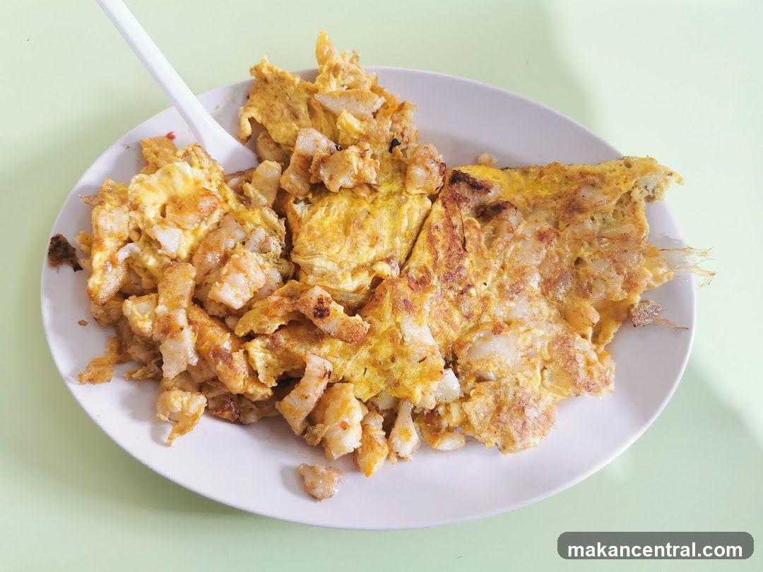 Fried Carrot Cake with Egg