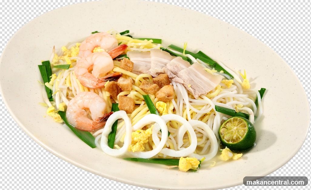 Noodle Dish with Seafood and Pork