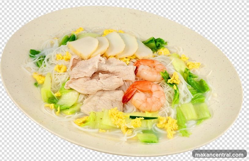 Noodle Soup with Shrimp and Pork