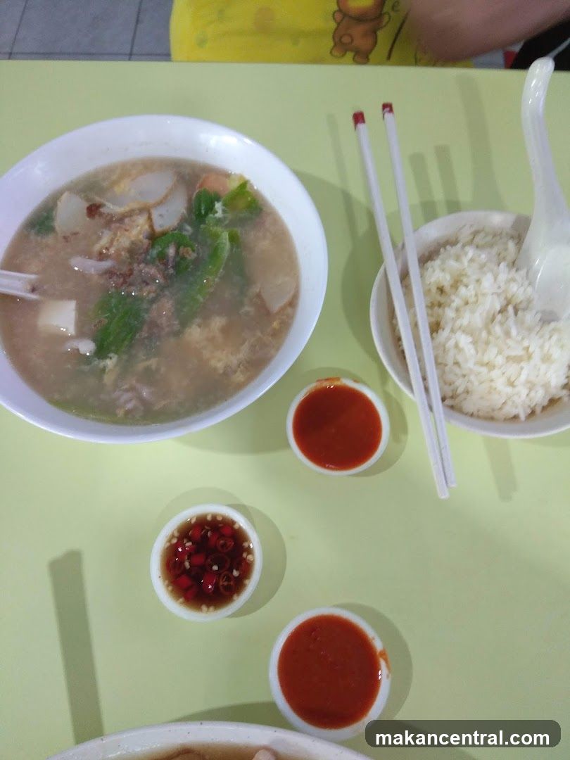 Soup and Rice Meal