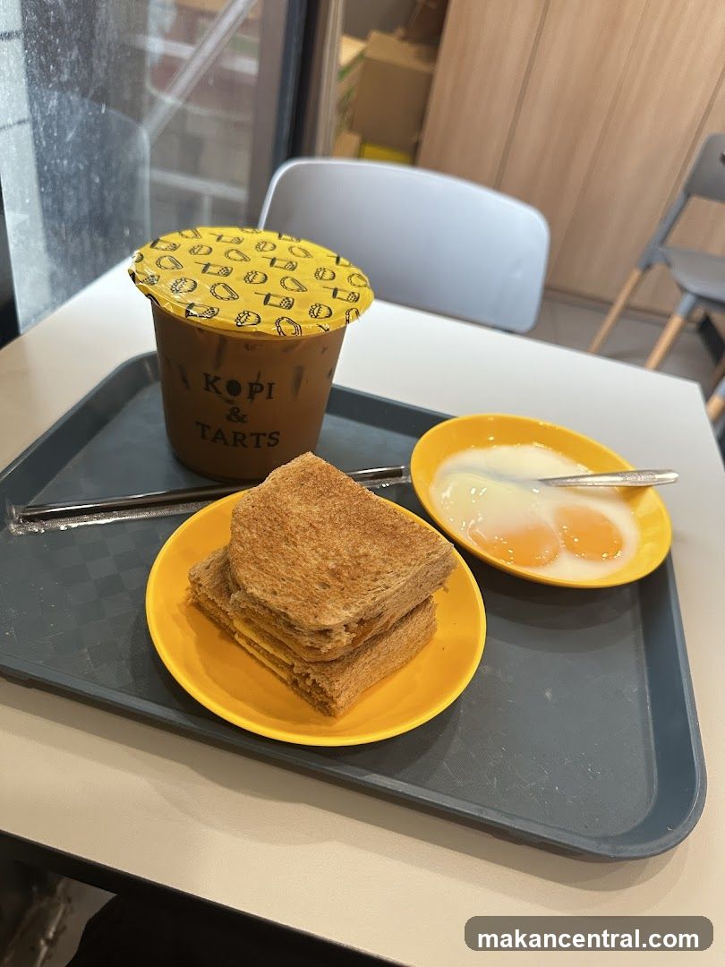 Kopi and Tarts Breakfast Set
