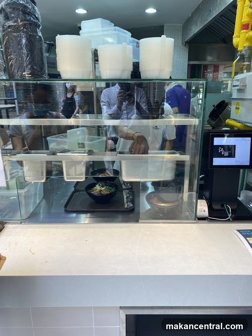 Restaurant Counter with Food Display