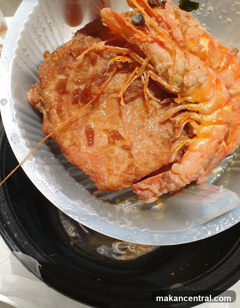 Fried Shrimp and Patty