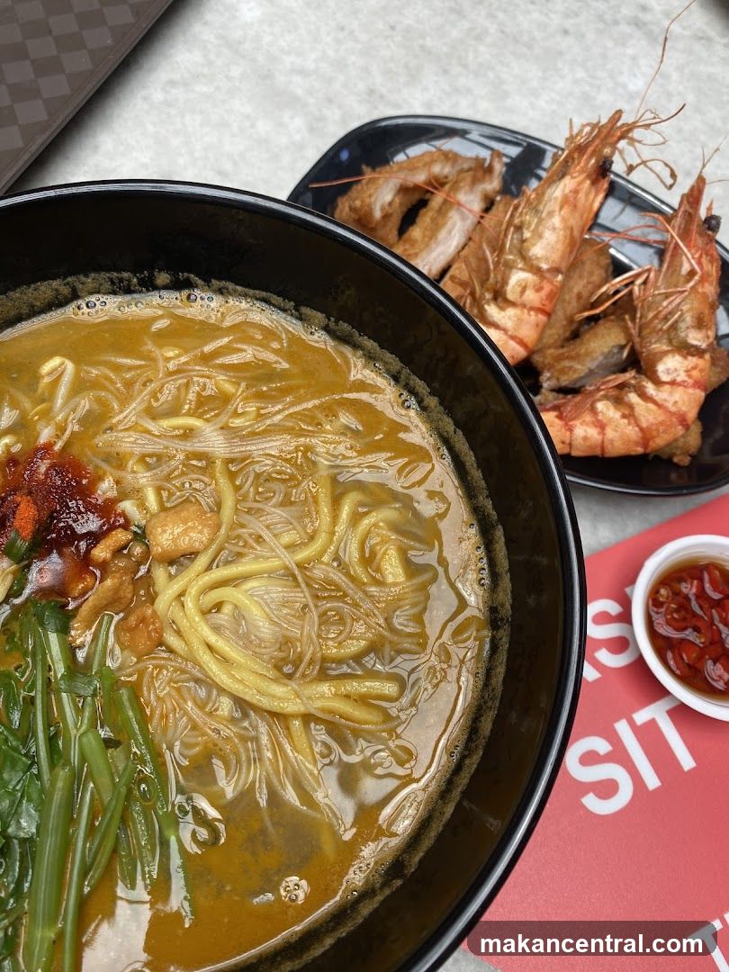 Noodle Soup with Prawns