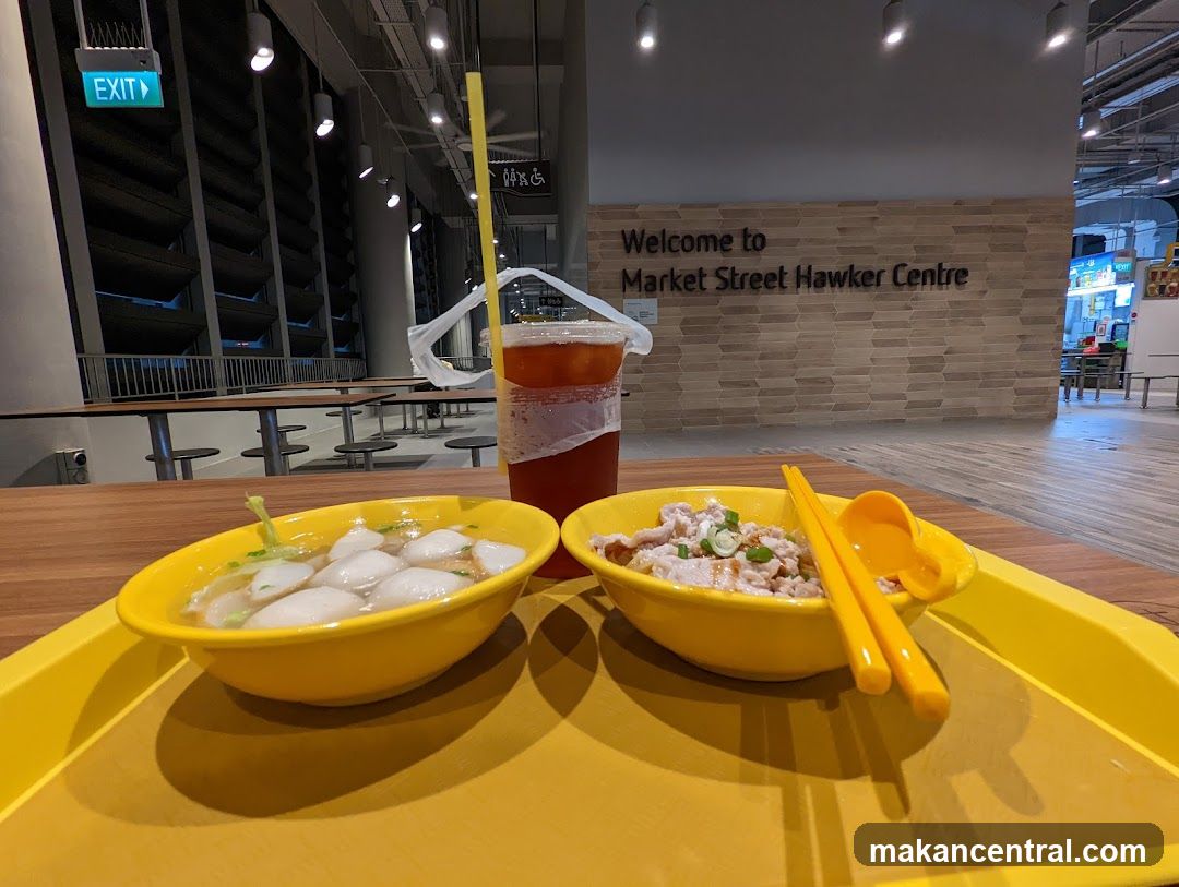 Food and Drink at Market Street Hawker Centre