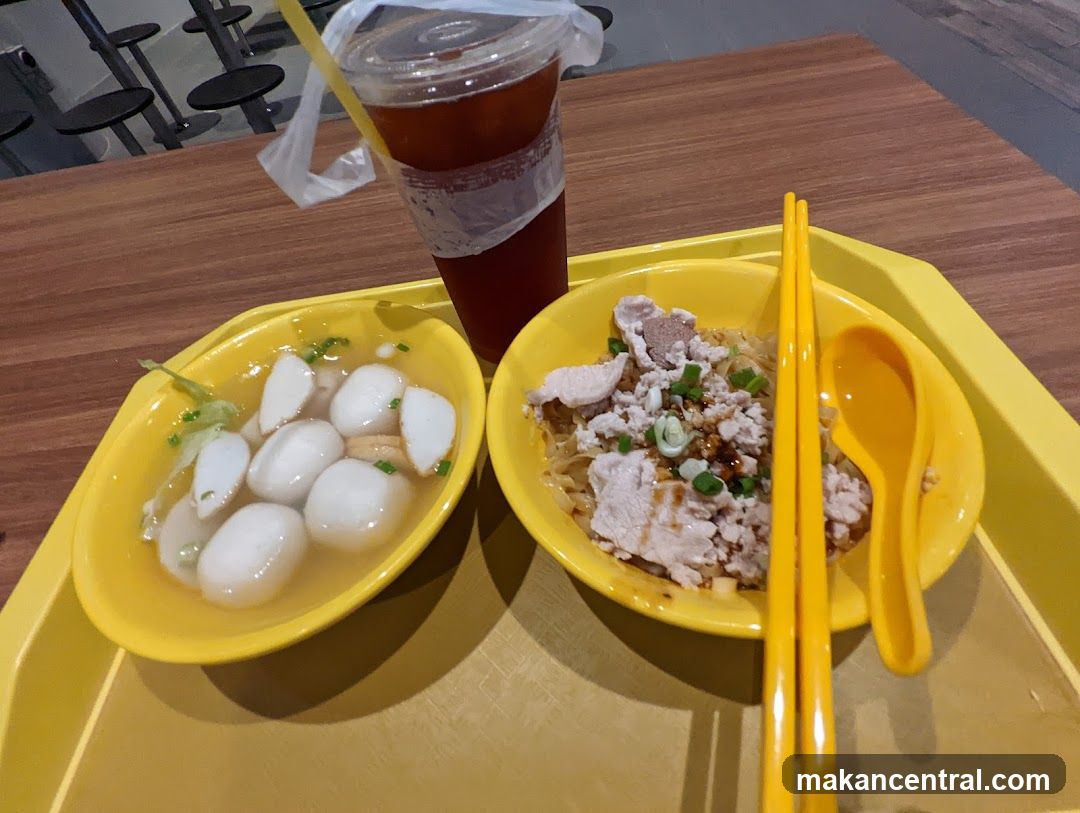 Noodles and Fishball Soup