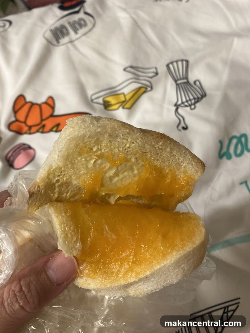Bread with orange spread