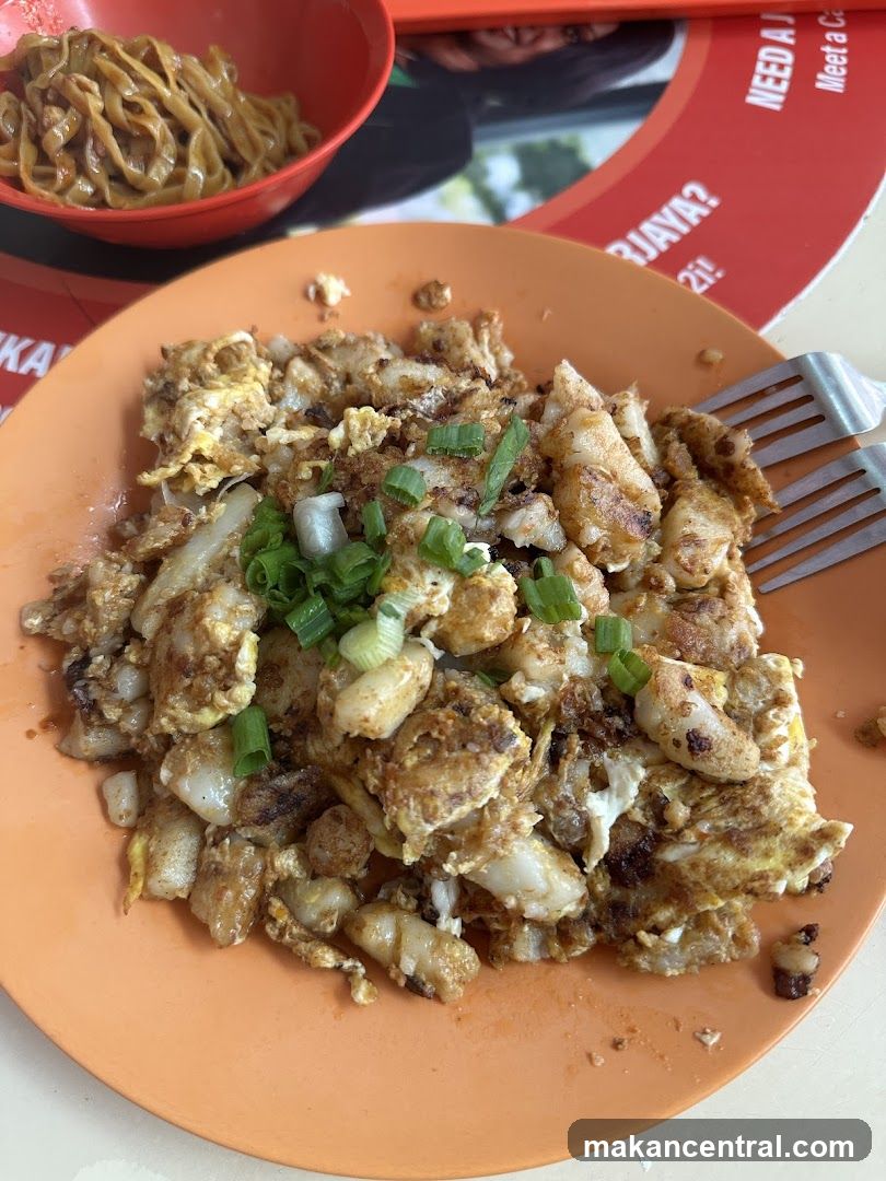 Fried Carrot Cake with Noodles