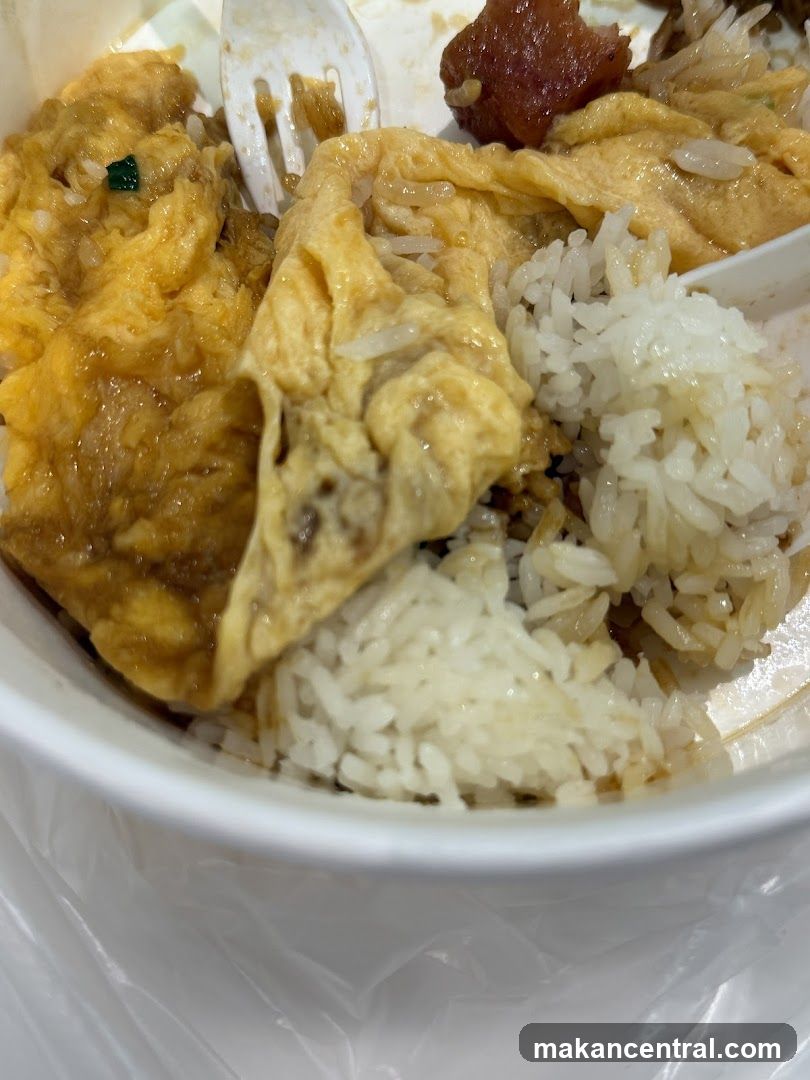 Omelet and Rice Dish
