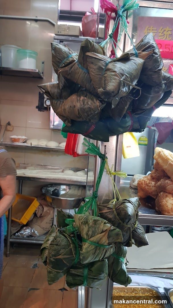 Zongzi hanging in a shop