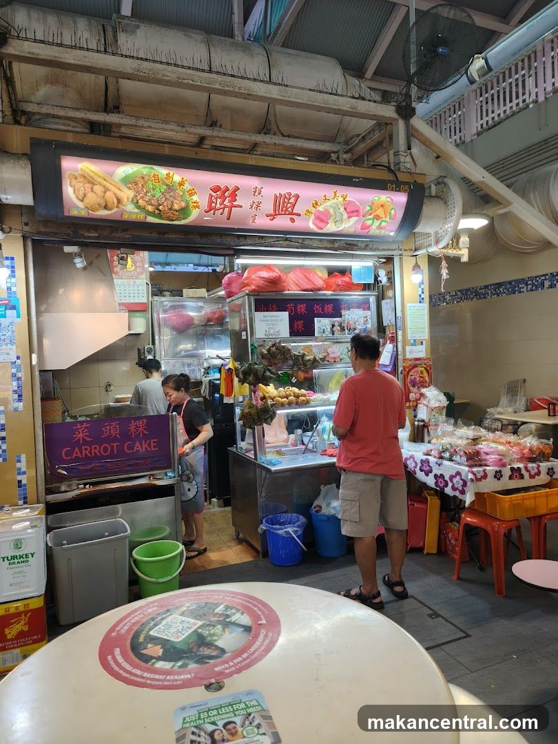Food Stall with Carrot Cake