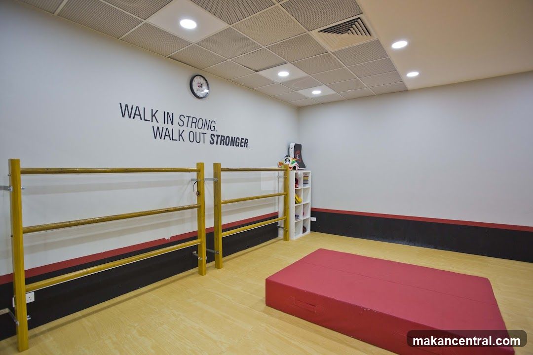 Gym Interior with Motivational Quote