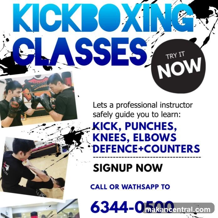 Kickboxing Classes Advertisement