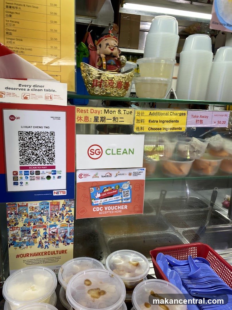 Hawker Stall Display