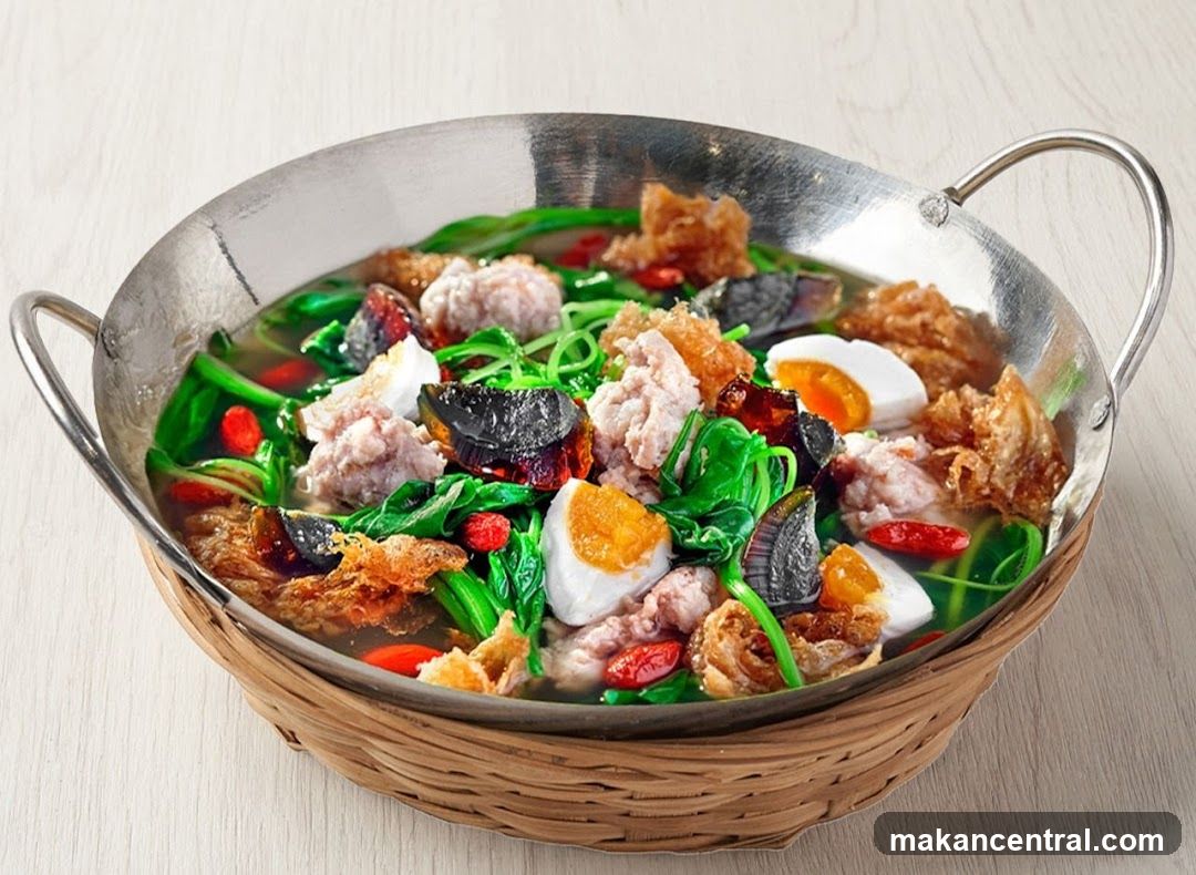 Pork and Century Egg Soup