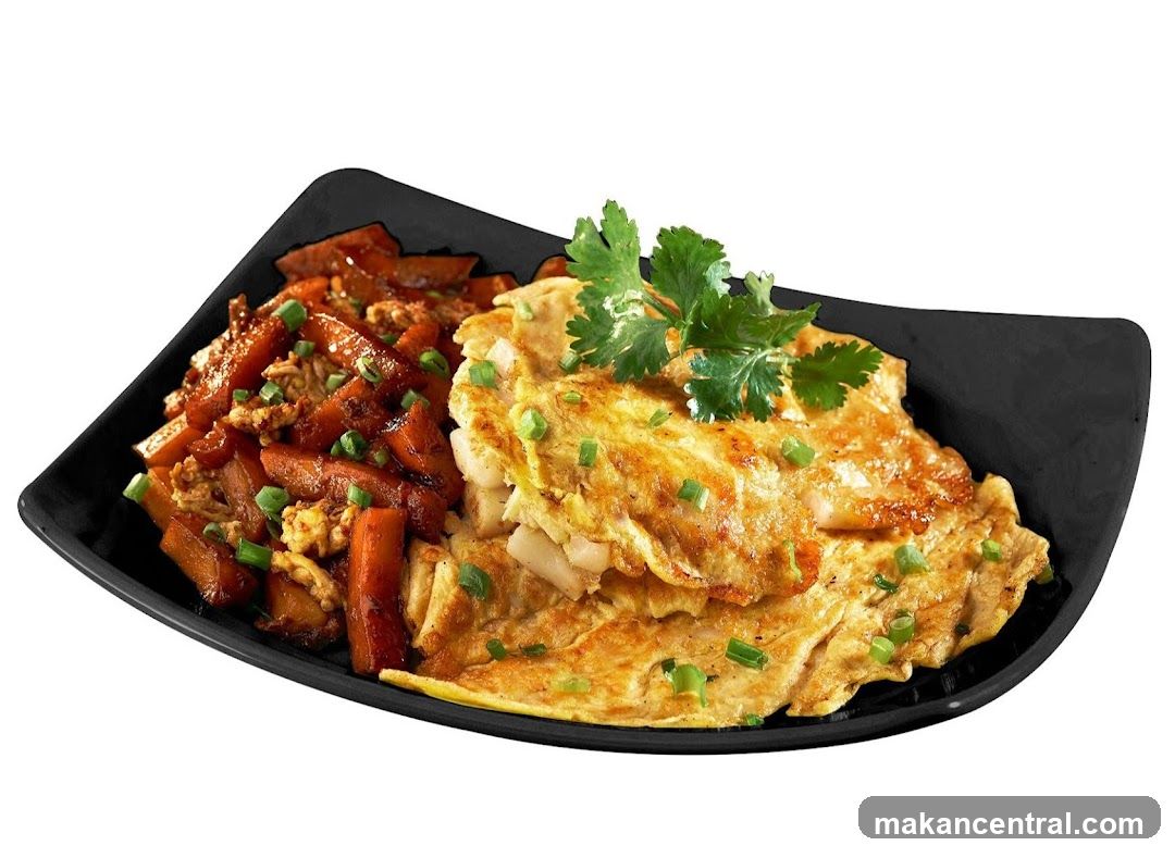 Omelet with Stir-fried Vegetables