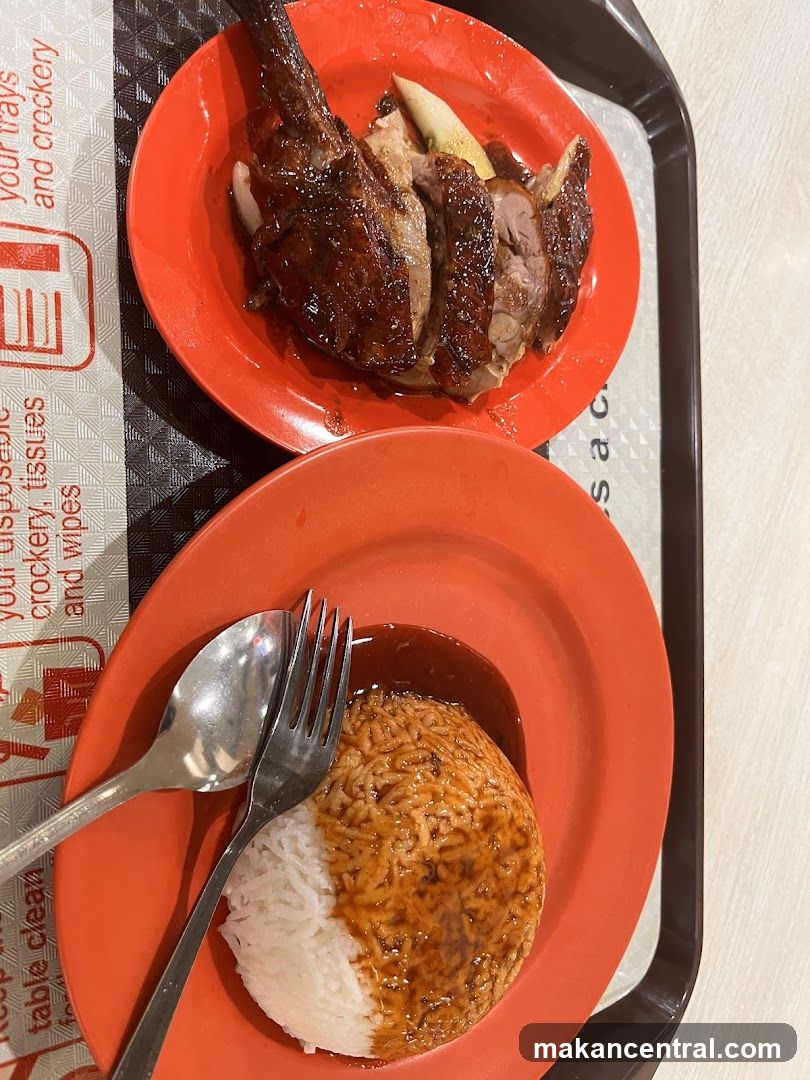 Roast Duck and Rice