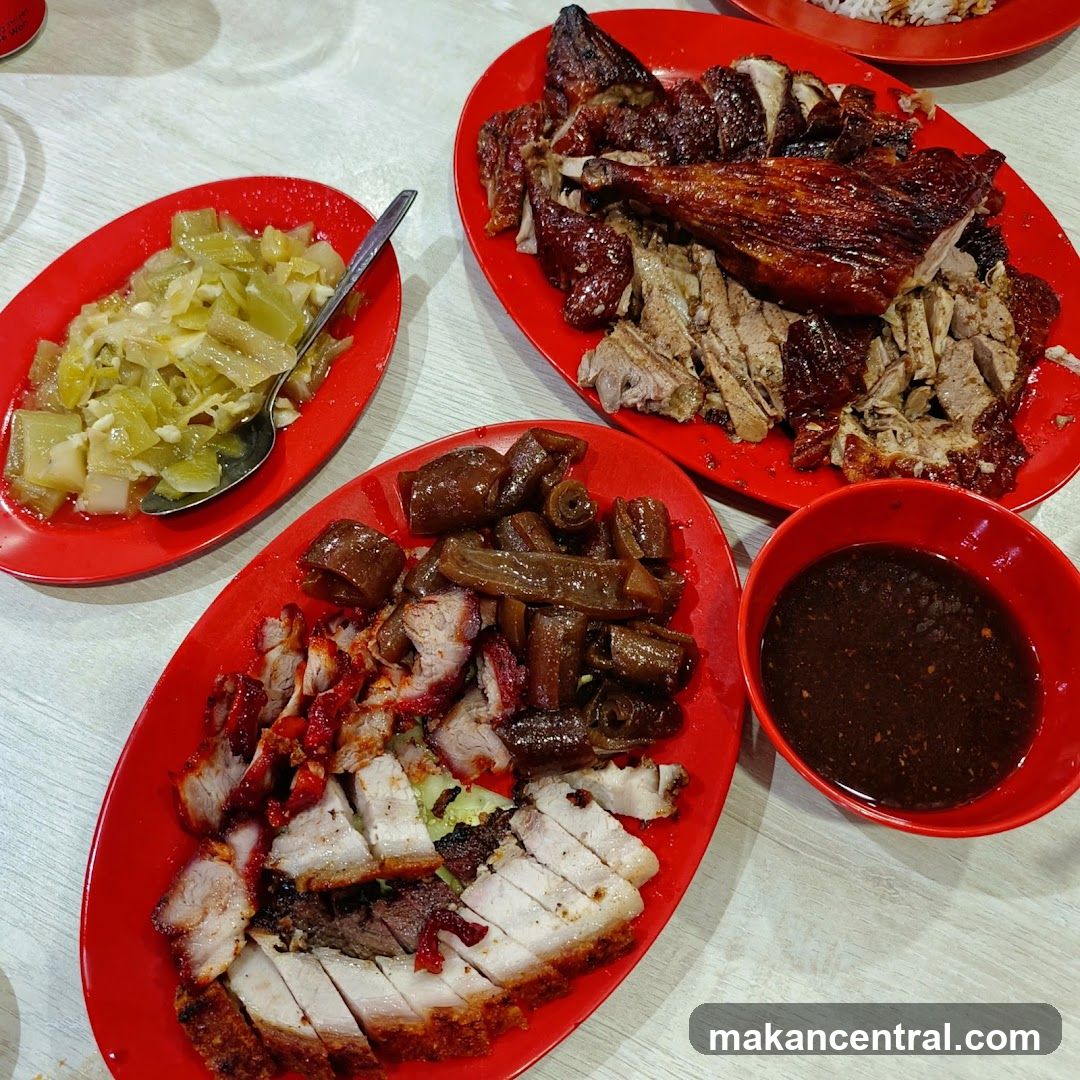 Assorted Roasted Meats and Vegetables