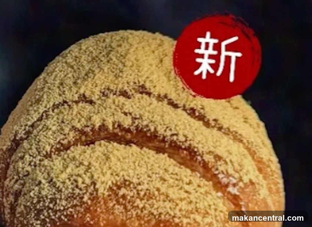 Bread with yellow powder