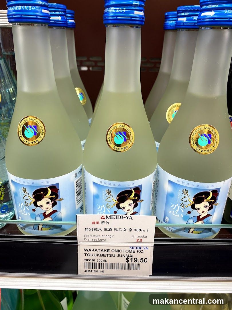 Bottles of Sake