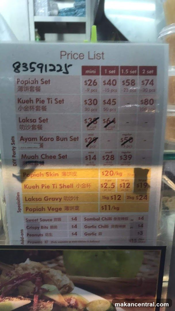 Price List