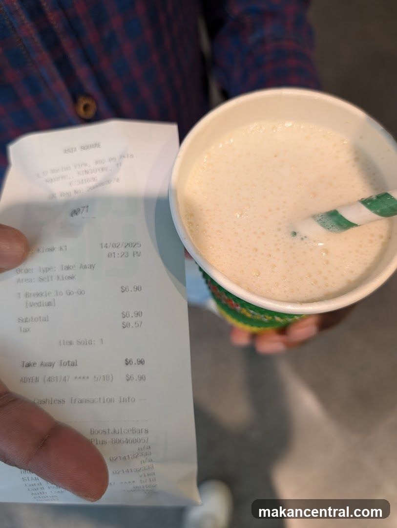 Receipt and Drink