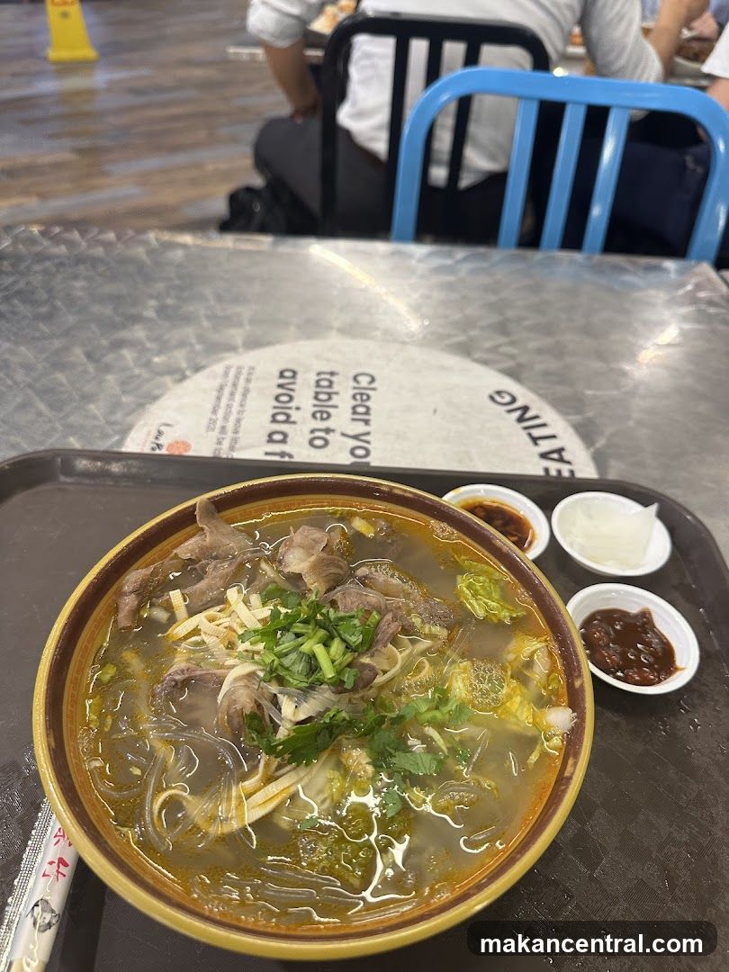 Noodle Soup with Beef and Vegetables