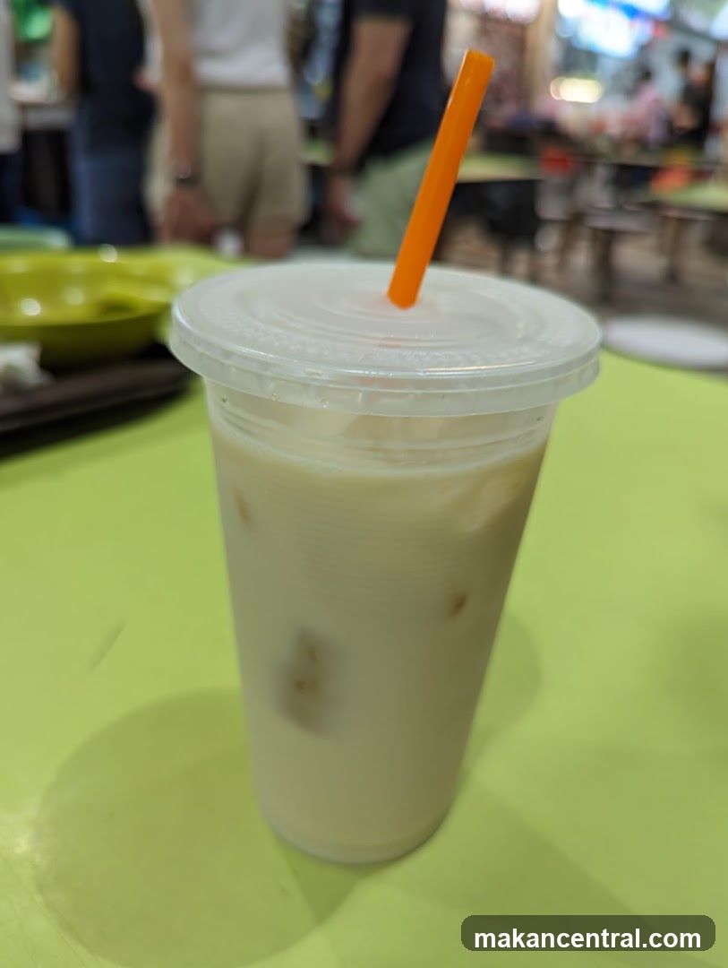 Milk Tea with Orange Straw