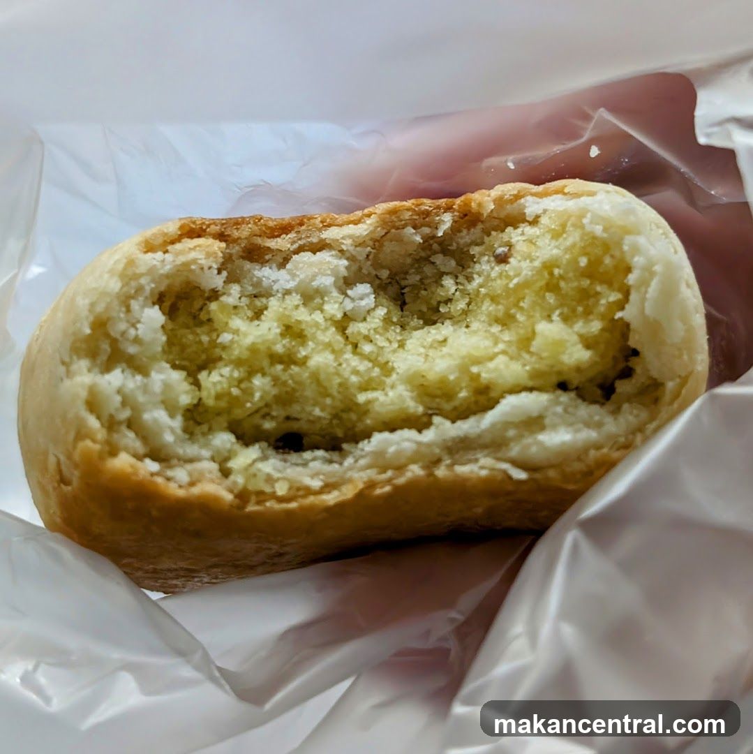 Close-up of a pastry filling