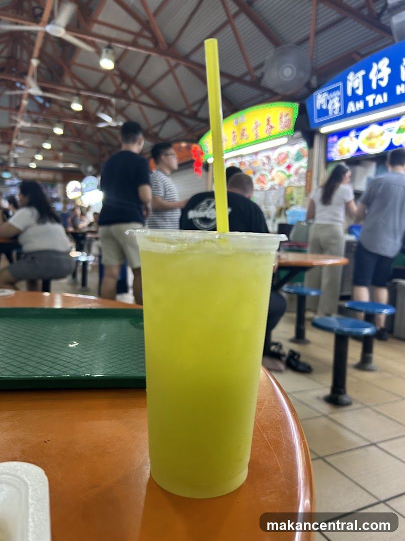 Sugarcane Juice at a Food Stall