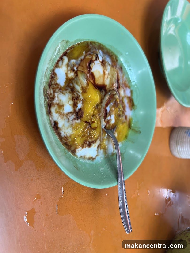 Soft-boiled eggs with soy sauce