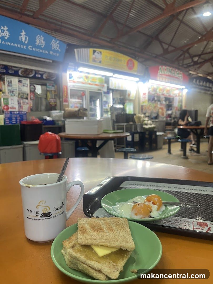 Breakfast at a hawker stall