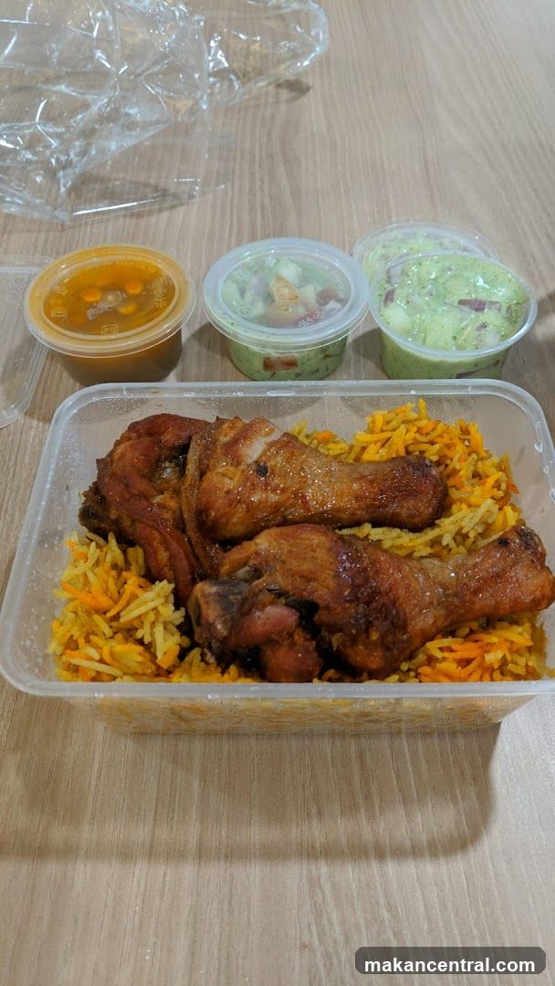 Chicken Biryani with Sides