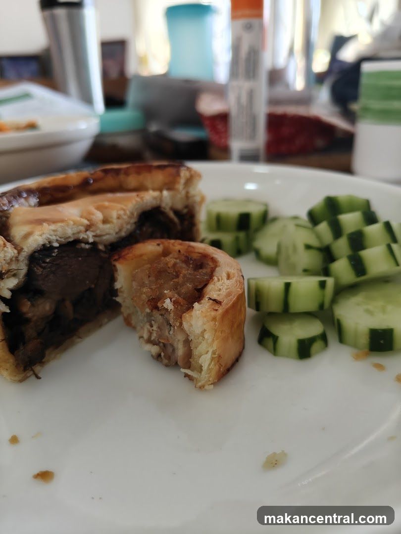 Savory Pie with Sliced Cucumbers