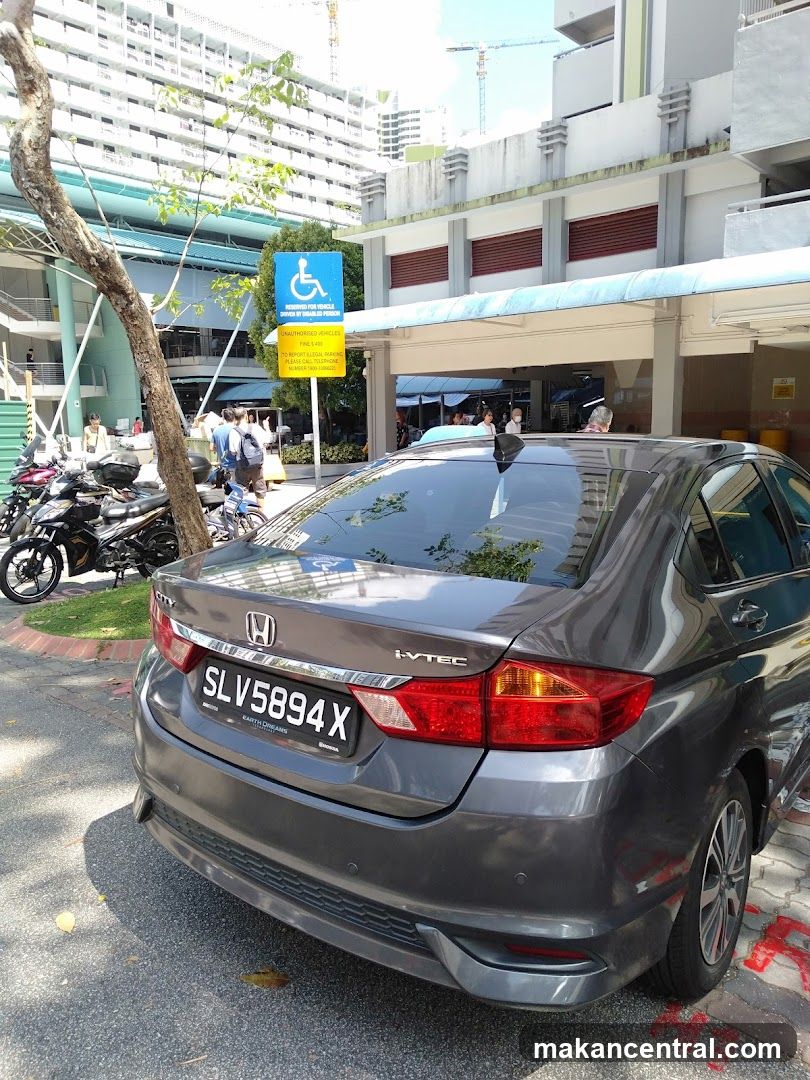Parking Lot with Signage