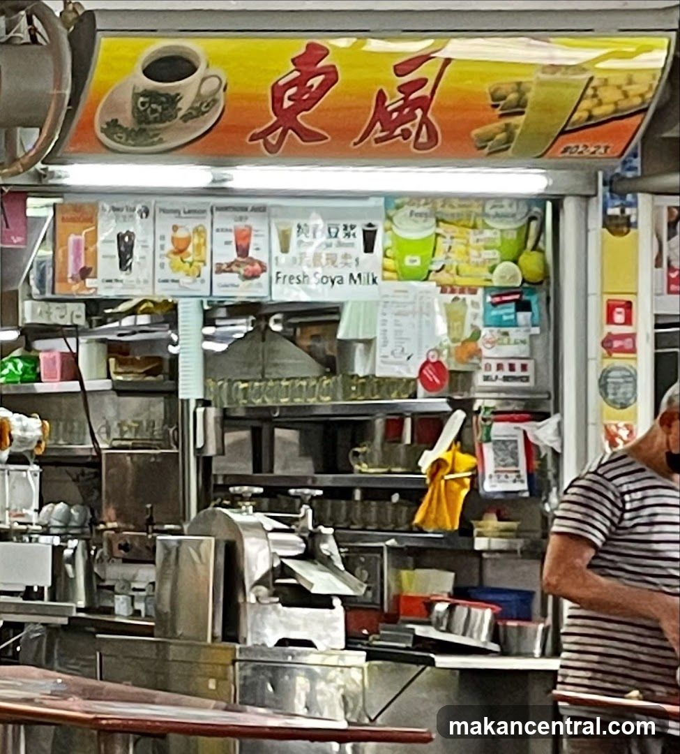 Beverage Stall with Menu Boards
